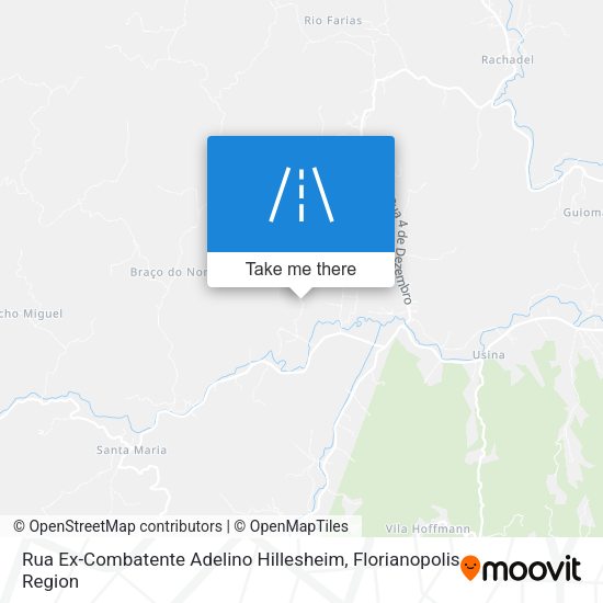 Rua Ex-Combatente Adelino Hillesheim map