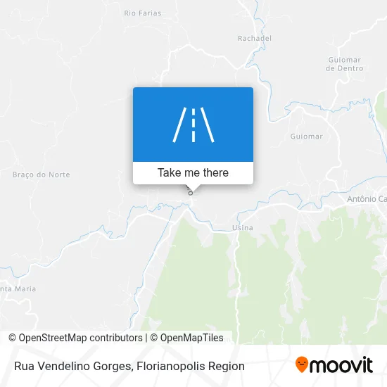Rua Vendelino Gorges map
