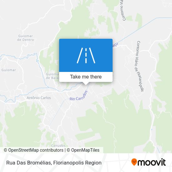 Rua Das Bromélias map