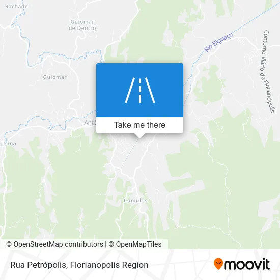 Rua Petrópolis map