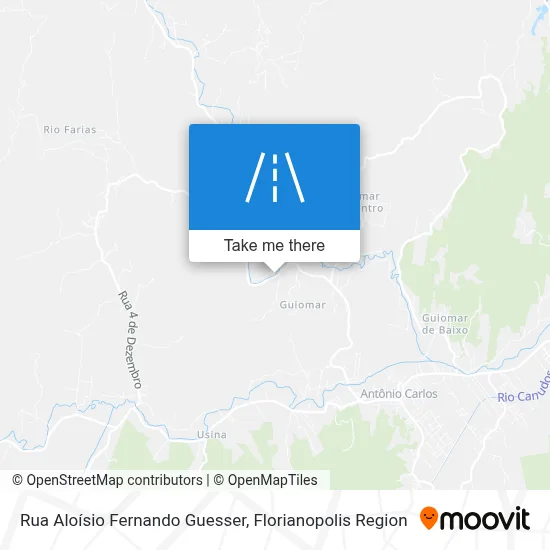 Rua Aloísio Fernando Guesser map
