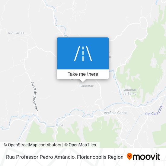 Rua Professor Pedro Amâncio map