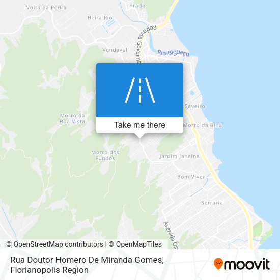Rua Doutor Homero De Miranda Gomes map