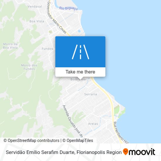 Servidão Emílio Serafim Duarte map