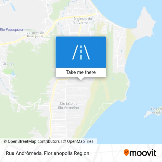 Rua Andrômeda map