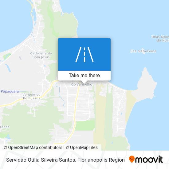 Servidão Otília Silveira Santos map