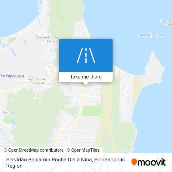 Servidão Benjamin Rocha Della Nina map