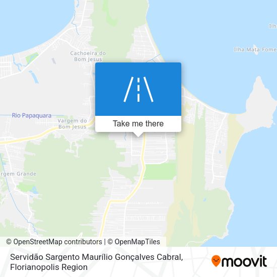 Servidão Sargento Maurílio Gonçalves Cabral map