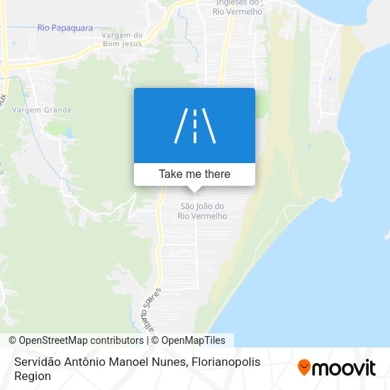 Servidão Antônio Manoel Nunes map