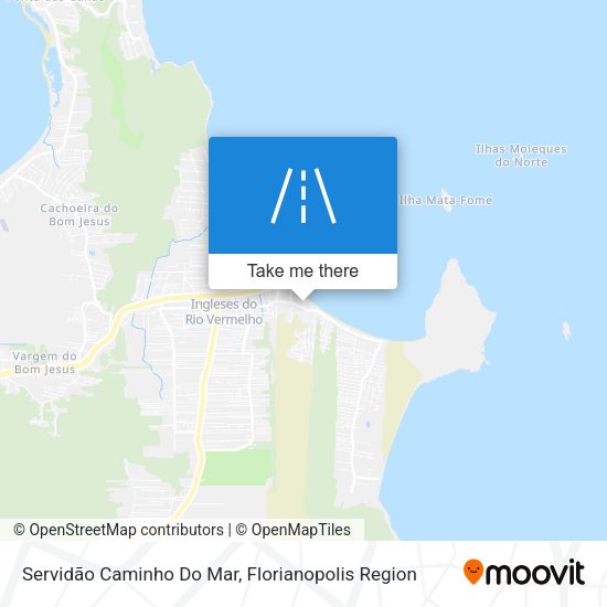 Servidão Caminho Do Mar map