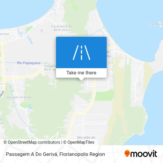 Passagem A Do Gerivá map