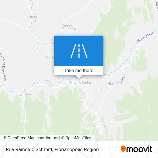 Rua Rainoldo Schmitt map