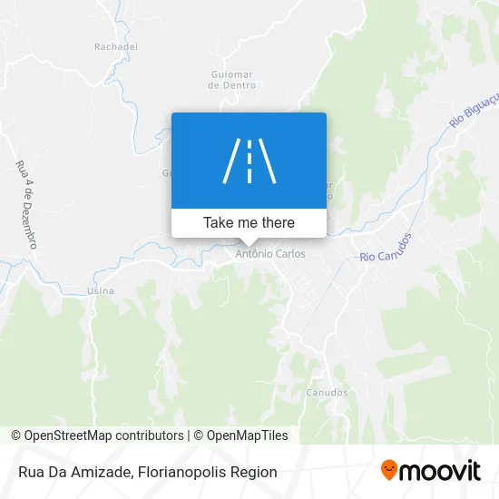 Rua Da Amizade map