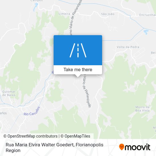 Rua Maria Elvira Walter Goedert map