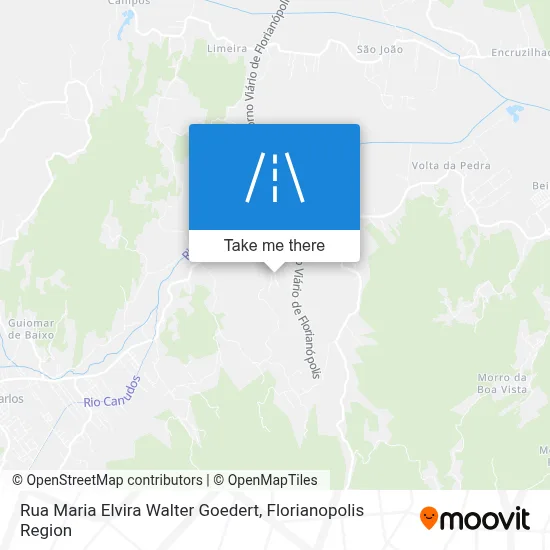 Rua Maria Elvira Walter Goedert map