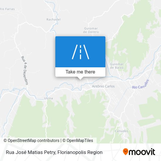 Rua José Matias Petry map