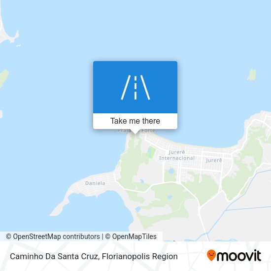 Caminho Da Santa Cruz map