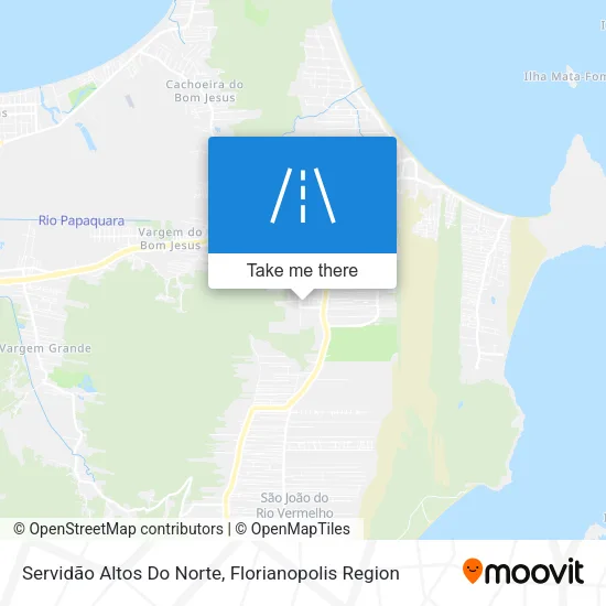 Servidão Altos Do Norte map