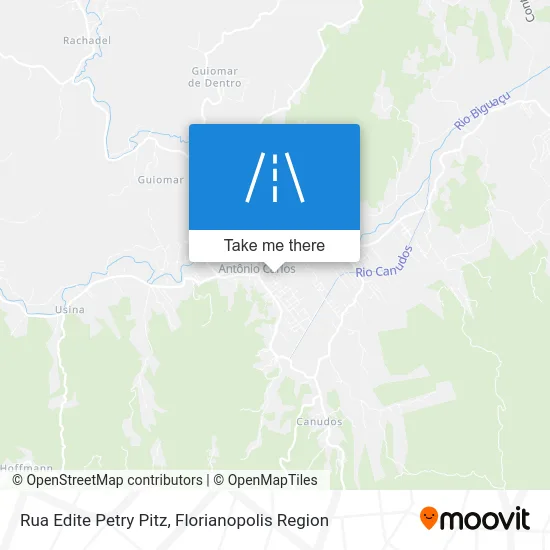 Rua Edite Petry Pitz map