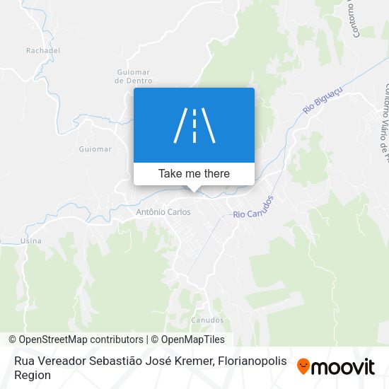 Rua Vereador Sebastião José Kremer map