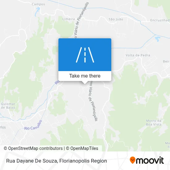 Rua Dayane De Souza map
