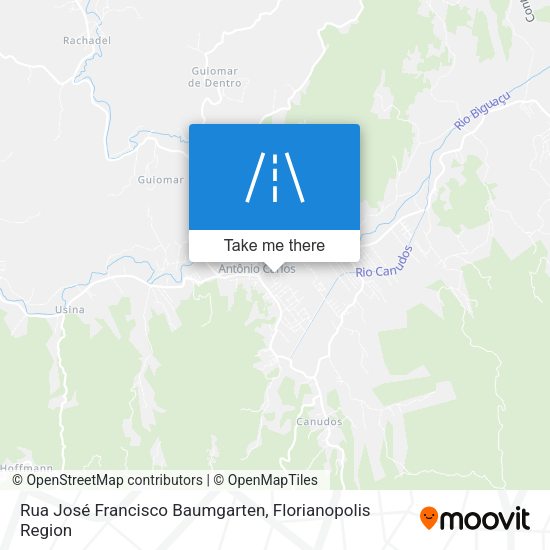 Rua José Francisco Baumgarten map