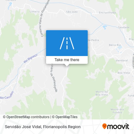 Servidão José Vidal map