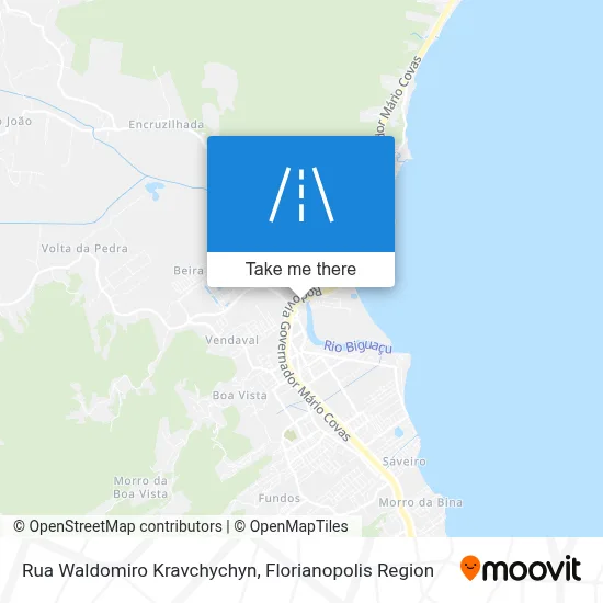 Rua Waldomiro Kravchychyn map