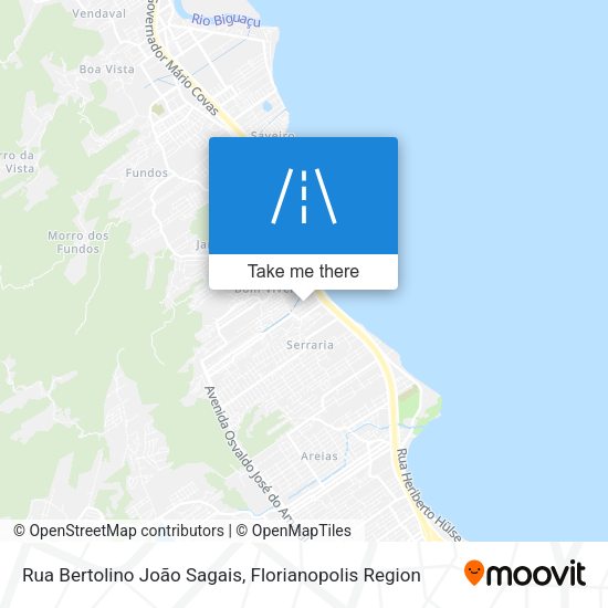 Rua Bertolino João Sagais map