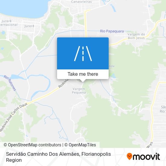 Servidão Caminho Dos Alemães map