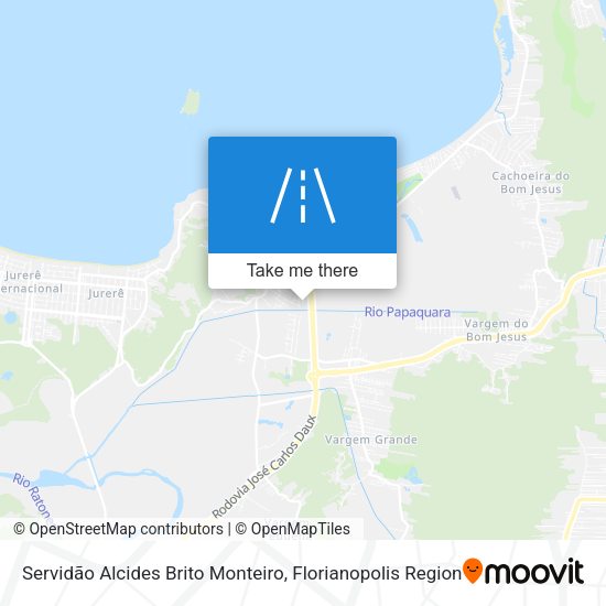 Servidão Alcides Brito Monteiro map