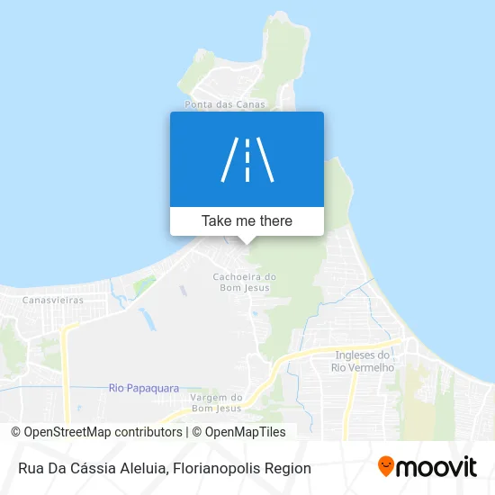 Rua Da Cássia Aleluia map