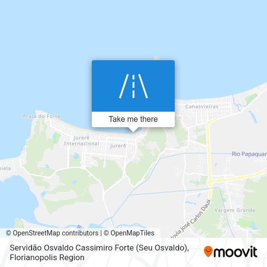 Servidão Osvaldo Cassimiro Forte (Seu Osvaldo) map