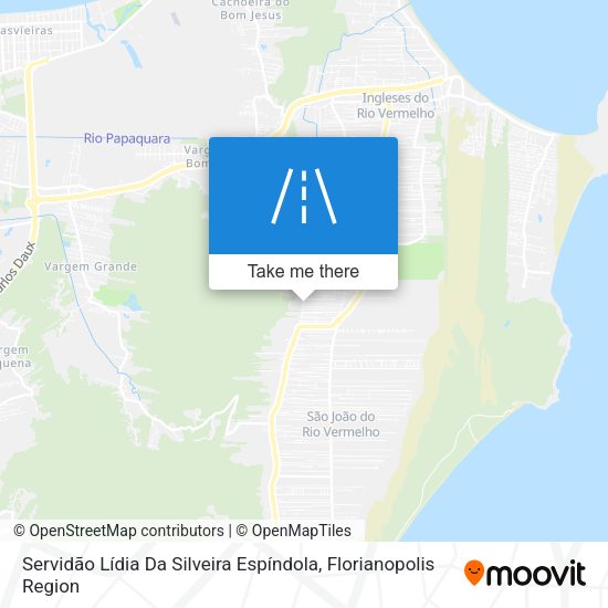 Servidão Lídia Da Silveira Espíndola map