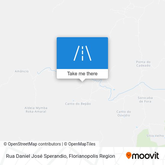 Rua Daniel José Sperandio map