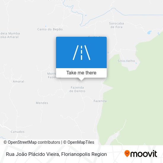 Rua João Plácido Vieira map