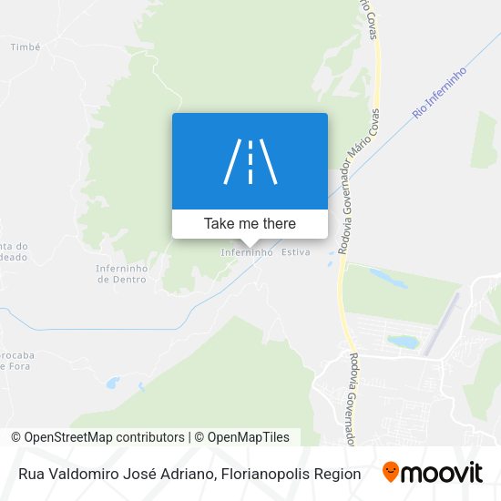 Rua Valdomiro José Adriano map