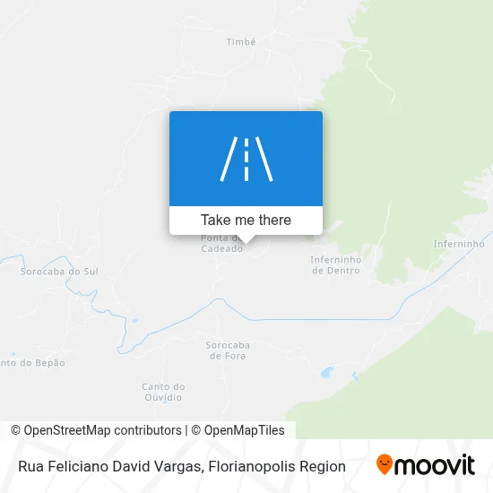 Rua Feliciano David Vargas map