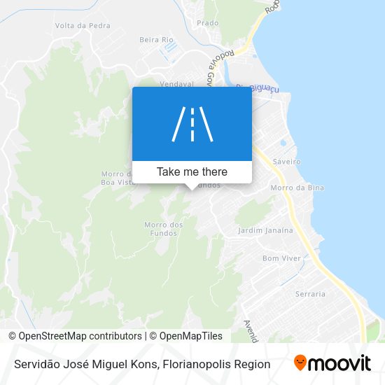 Servidão José Miguel Kons map