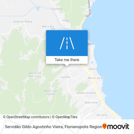 Servidão Gildo Agostinho Vieira map