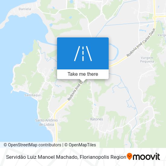 Servidão Luiz Manoel Machado map
