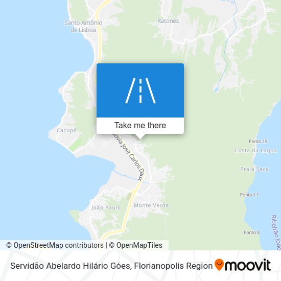 Servidão Abelardo Hilário Góes map