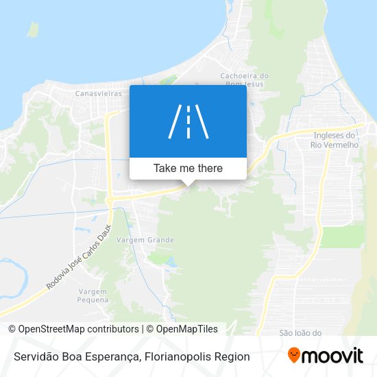 Servidão Boa Esperança map