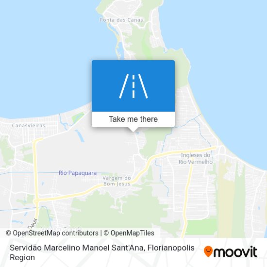 Servidão Marcelino Manoel Sant'Ana map