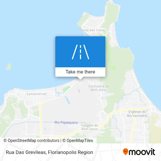 Rua Das Grevíleas map