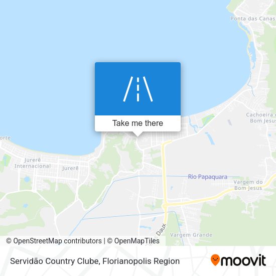 Servidão Country Clube map