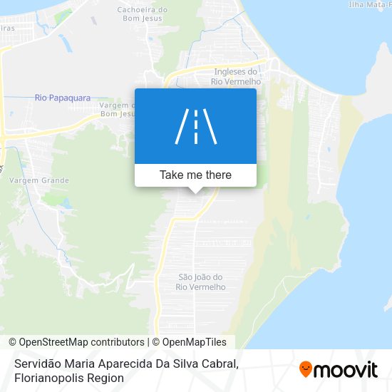 Servidão Maria Aparecida Da Silva Cabral map