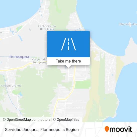 Servidão Jacques map
