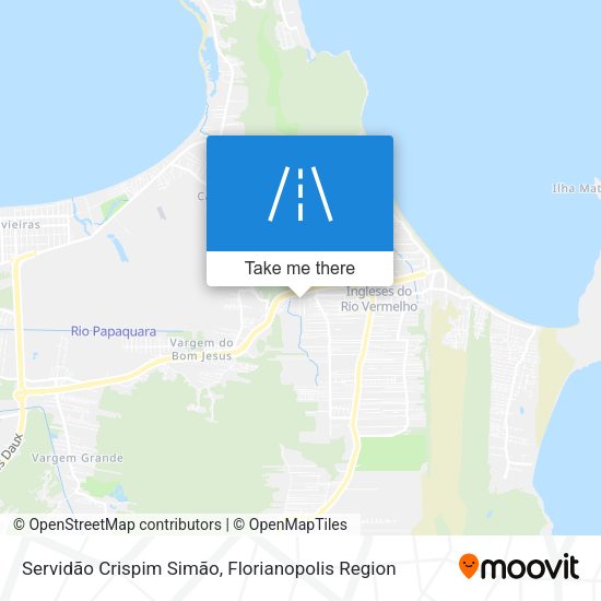 Servidão Crispim Simão map