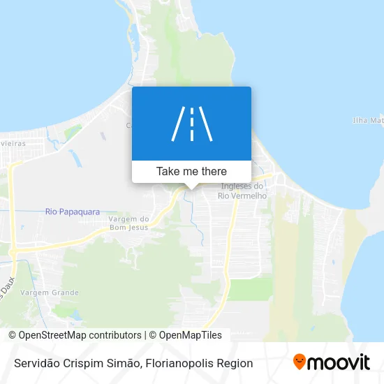 Servidão Crispim Simão map